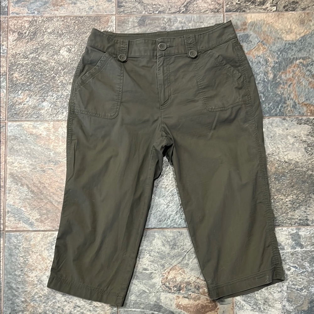 Christopher & Banks Olive Pants